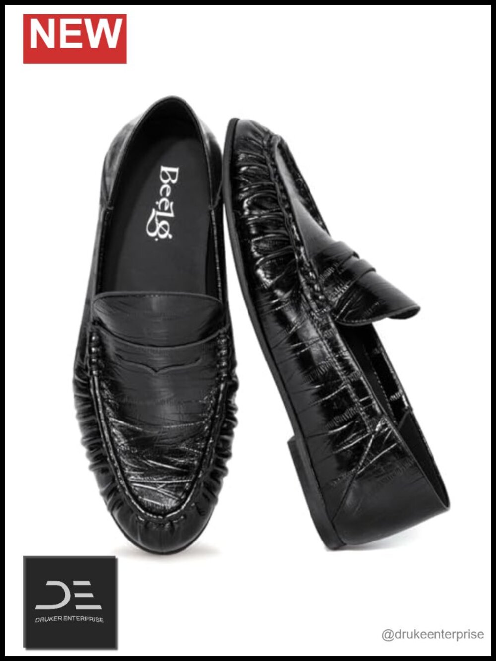 Women's Penny Loafers Suede Flats Vintage Work Slip-On